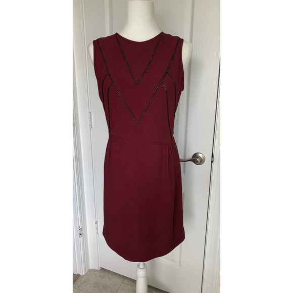 Sandro Chain Detail Dress Size 2 (Equivalent to Medium) - Picture 1 of 8